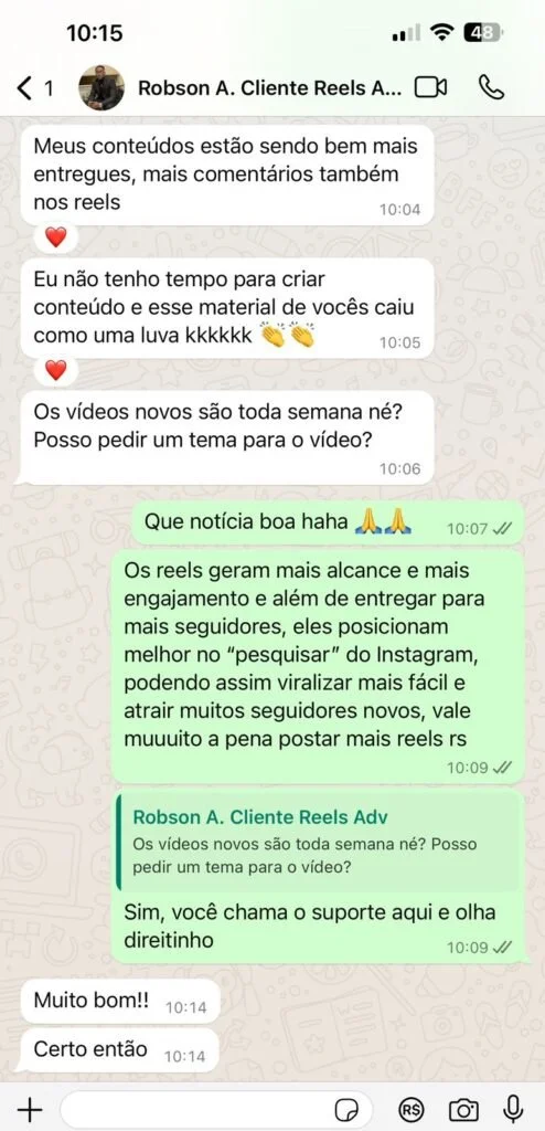 Depoimento sobre fechamento de cirurgia
